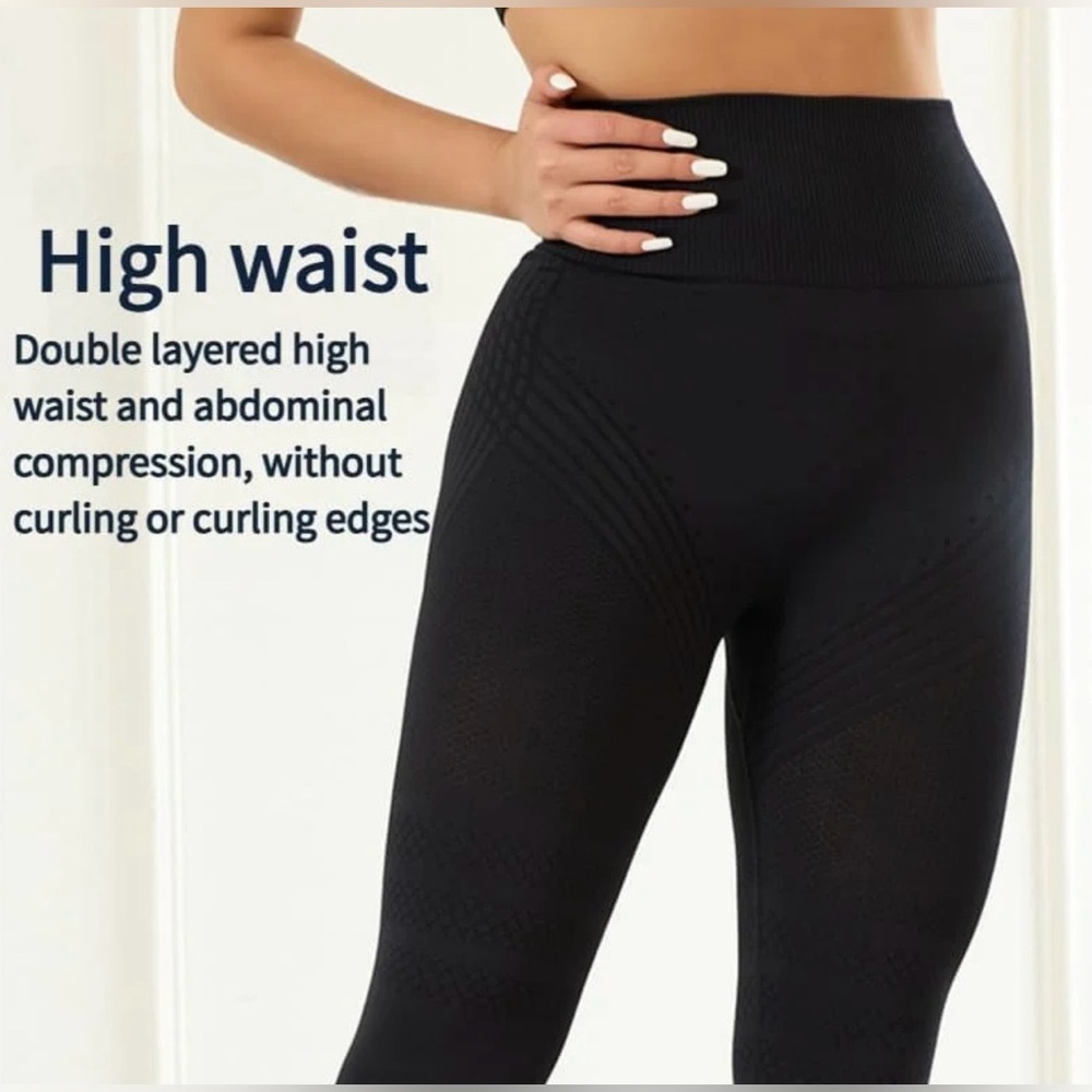 High Waist Black Seamless Leggings